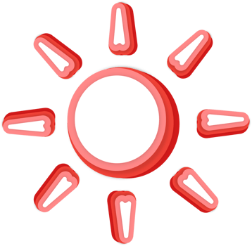 Sun Abstract Paper Cut png