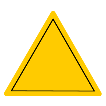 blank yellow black road sign element shape with police line transparent, police line background element blank png