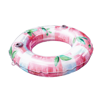 Pool Float Isolated Detailed Watercolor Hand Drawn Painting Illustration png