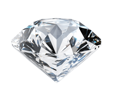 Diamond isolated on transparent background png