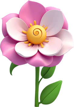 A Minimalistic rosebud icon. Ai-generated. png
