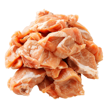 3D Rendering of a Marinated Chicken Meat on Transparent Background png