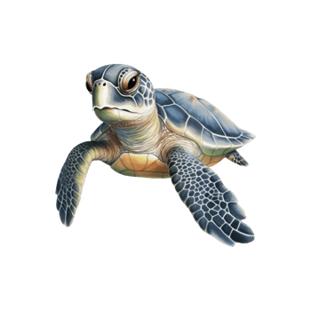 Turtle Isolated Detailed Watercolor Hand Drawn Painting Illustration png