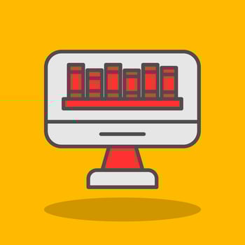 OnFilled Shadow Library Filled Shadow Icon vector