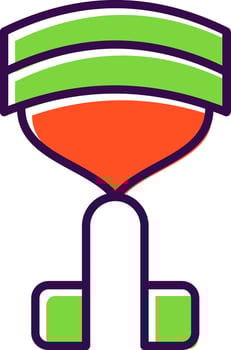 Curler filled Design Icon vector