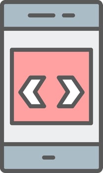 Arrow Line Filled Light Icon vector