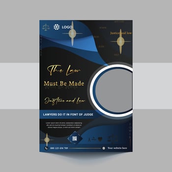 Law Firm and Legal Services Flyer, Law Firm And Consultancy Flyer, Legal Corporate Law Firm Business Flyer poster leaflet Template design vector