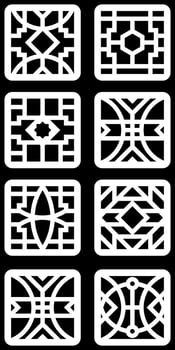 simple geometric pattern for background, decoration, panel, and CNC cutting vector
