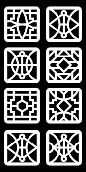 simple geometric pattern for background, decoration, panel, and CNC cutting vector