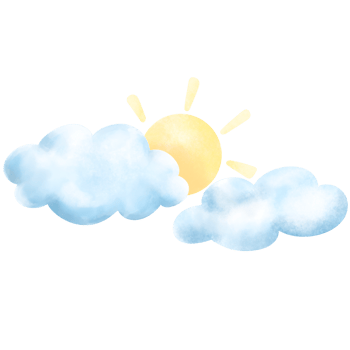 Sun and clouds png