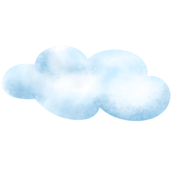 watercolor hand painted clouds png