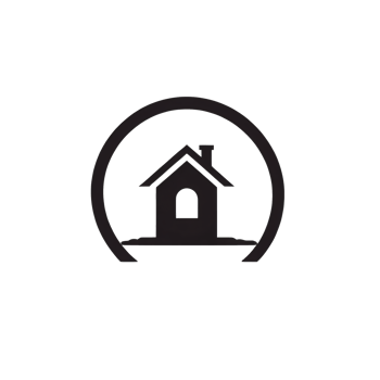 Collection of Simple House Logo Designs Isolated png