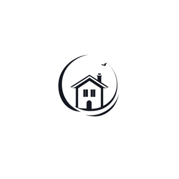 Collection of Simple House Logo Designs Isolated png