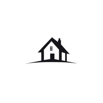 Collection of Simple House Logo Designs Isolated png