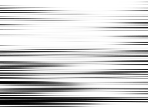 Black and white striped abstract background overlay. Motion effect. Graphic illustration with transparent background. png