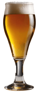Glass of fresh beer png
