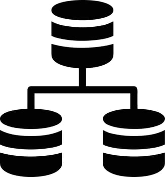 Storage data icon symbol image for database illustration vector