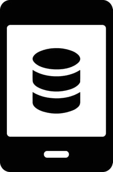 Storage data icon symbol image for database illustration vector