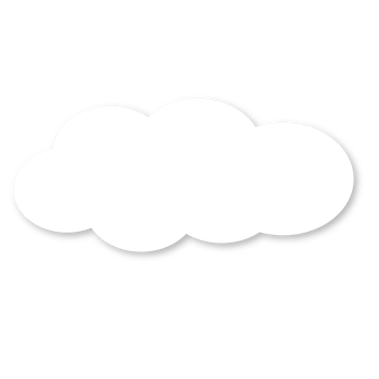 paper speech bubble with clouds png