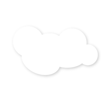 paper speech bubble with clouds png
