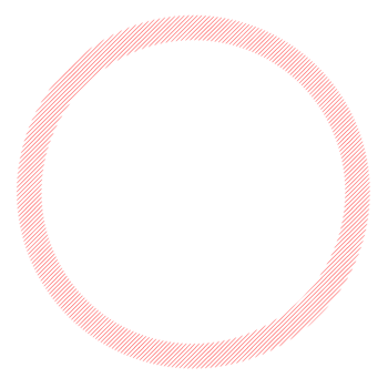 Red circle element transparent , black round element png
