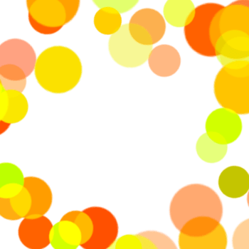 Realistic circle element bokeh effect transparent background png