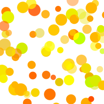 Realistic circle element bokeh effect transparent background png
