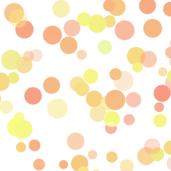 Realistic circle element bokeh effect transparent background png