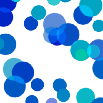 Realistic circle element bokeh effect transparent background png