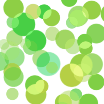 Realistic circle element bokeh effect transparent background png