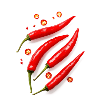 Group of red chilli pepper with pieces of chilli png