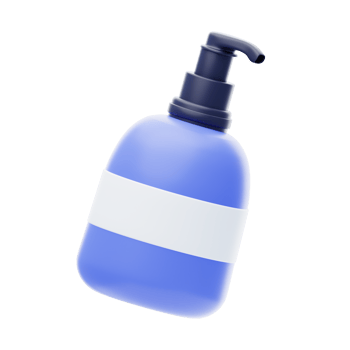 Body Lotion 3D Icon. Bodycare Lotion 3D Icon png