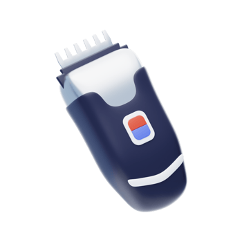 Hair Trimmer 3D Icon. Electric Clipper 3D Icon png