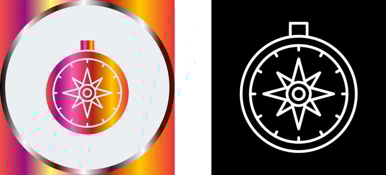 Compass Icon Design vector