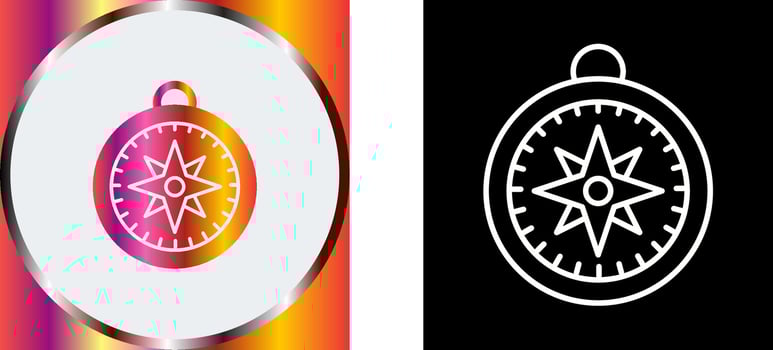 Compass Icon Design vector