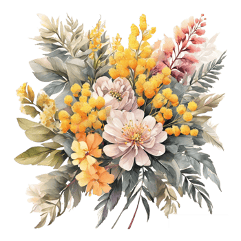 Watercolor Flower Bouquet png