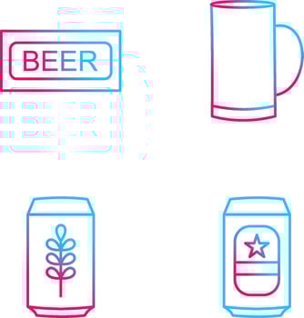 Beer Sign and Beer Mug Icon vector