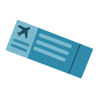 Plane tickets for travel png