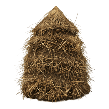 3D Rendering of a Hay Stack on Transparent Background png