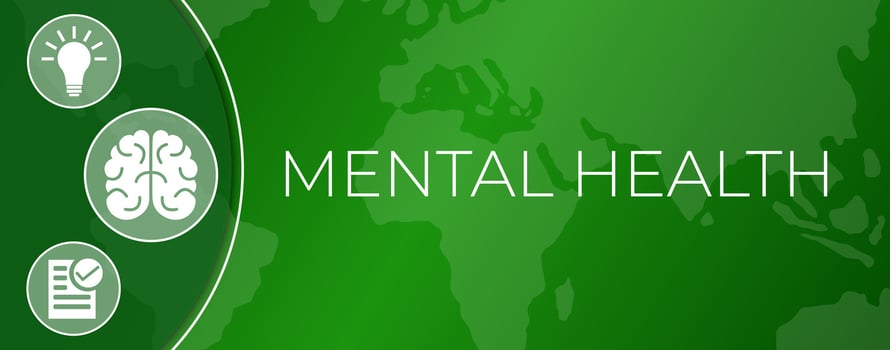 Mental Health Illustration Background vector