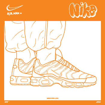 Line art Shoes vintage vector
