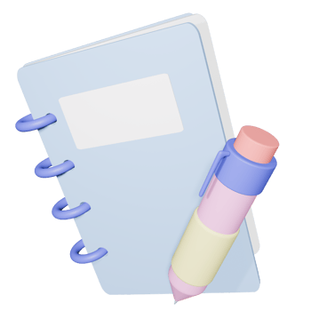 3D Book and Pen png