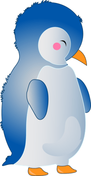 Cute cartoon Penguin png