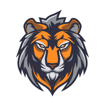 Animal mascot logo gaming png
