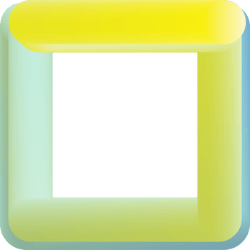 3D Square Geometric shape png