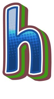 Cartoon Game Alphabet Letter and Number png