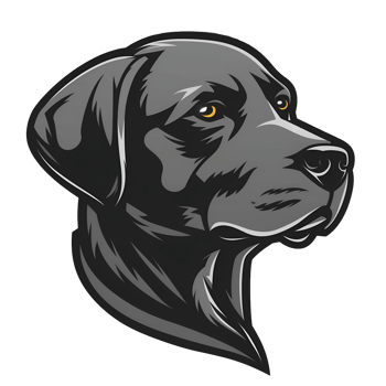 Labrador Retriever mascot logo png