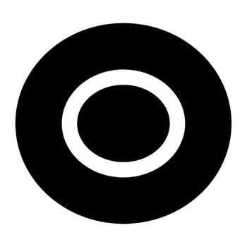 Disc Golf Frisbee icon for web, app, infographic, etc vector