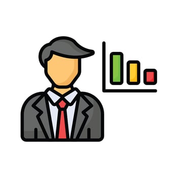 Majority government icon design ready to use vector