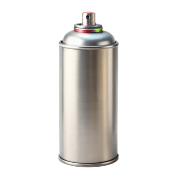 Shiny Spray Can With a Transparent Background Ready for Design Mockups png